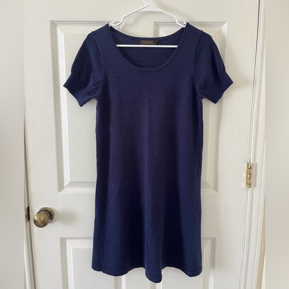 The Limited Midnight Blue Knit Dress